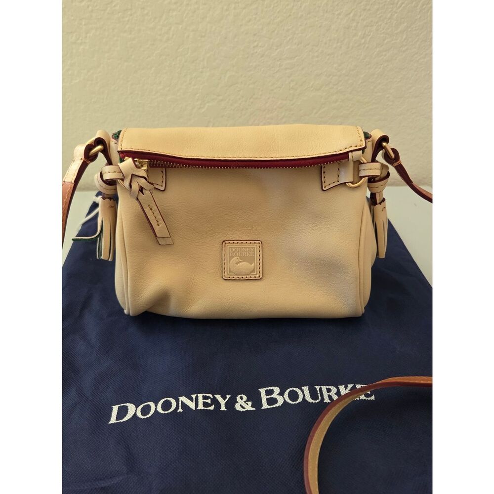 Dooney & Bourke Mini Zip Florentine Leather Crossbody Bag - Picture 2 of 10